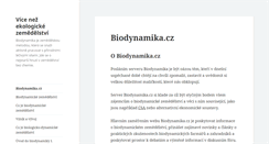 Desktop Screenshot of biodynamika.cz