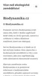 Mobile Screenshot of biodynamika.cz