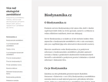 Tablet Screenshot of biodynamika.cz